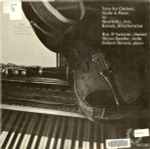 Cover for album: Stravinsky, Ives, Krenek, Khachaturian - Roy D'Antonio, Myron Sandler, Delores Stevens – Trios For Clarinet, Violin & Piano(LP, Album)