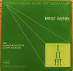 Cover for album: Ernst Krenek, ORF-Symphonieorchester, Lothar Zagrosek – Symphonie I II III(2×LP)