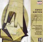 Cover for album: Ernst Krenek - Florian Merz (2), Bamberger Symphoniker, Peter Rosenberg (4), Gabriel Rosenberg – Violin Concertos No. 1 & 2, Double Concerto for Violin and Piano(CD, Album)