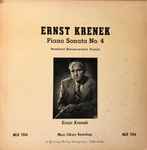 Cover for album: Ernst Krenek, Bernhard Abramowitsch, Maro Ajemian – Ernst Krenek Piano Sonata No. 4(LP, Album)
