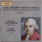 Cover for album: Carl Philipp Emanuel Bach / Anneke Uittenbosch, Alda Stuurop – The Complete Works For Harpsichord And Violin Vol. 1(CD, Album)