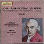 Cover for album: Carl Philipp Emanuel Bach - Anneke Uittenbosch, Alda Stuurop – The Complete Works For Harpsichord And Violin Vol. 2(CD, Album)