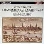 Cover for album: C.Ph.E. Bach - Camerata Bern, Thomas Füri – 6 Hamburg Symphonies Wq.182(CD, Album)