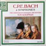 Cover for album: C.P.E. Bach - The Amsterdam Baroque Orchestra, Ton Koopman – 4 Symphonies