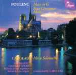 Cover for album: Poulenc, Langlais, Regent Chamber Choir – Mass in G / Four Christmas Motets / Messe Solennelle(CD, Album)