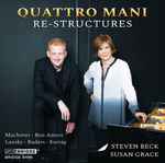 Cover for album: Quattro Mani, Machover  • Ben-Amots  • Lansky  • Ruders  • Kurtág, Steven Beck, Susan Grace (2) – Re-Structures(CD, Album)