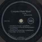 Cover for album: Computer-Made Music: An Olio(Flexi-disc, 7