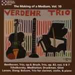Cover for album: Verdehr Trio - Beethoven ; Bruch ; Tchaikovsky ; Druckman ; Larsen ; Bolcom – Trio, Op. 6; Trio, Op. 83, Nos. 6 & 7; Meditation; Glint; Slang; Trio For Clarinet, Violin, & Piano(CD, )