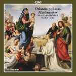Cover for album: Orlando di Lasso, Weser-Renaissance, Manfred Cordes – Marienvesper(CD, Album)