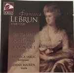 Cover for album: Francesca Lebrun, Monica Jakuc, Dana Maiben – Six Sonatas For Fortepiano And Violin, Op. 1(CD, )