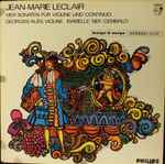 Cover for album: Jean-Marie Leclair, Isabelle Nef – Vier Sonaten Für Violine Und Continuo(LP, Stereo)