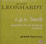 Cover for album: Gustav Leonhardt, C.P.E. Bach – Concerto En Re Et Sonates(CD, )