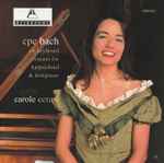 Cover for album: CPE Bach, Carole Cerasi – Six Keyboard Sonatas For Harpsichord & Fortepiano(CD, Album, Promo, Reissue)