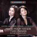 Cover for album: Kurtág - Ligeti - Berio - Scriabin - Lutoslawsky / Paola Biondi, Debora Brunialti – Piano Four Hands / Two Pianos In The XX Century(CD, Album)
