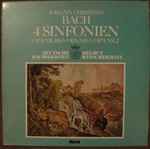 Cover for album: Johann Christian Bach - Deutsche Bachsolisten, Helmut Winschermann – 4 Sinfonien - Op 3, Nr 4 & 6; Op 6, Nr 3; Op 9, Nr 2