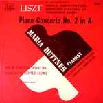 Cover for album: Maria Huttner, Franz Liszt, Ferdinand Hérold, Ludwig van Beethoven, The Berlin Symphony Orchestra, Joseph Balzer – Liszt: Piano Concerto No.2 in A(LP, Album)