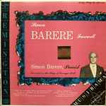 Cover for album: Simon Barere, Sergei Vasilyevich Rachmaninoff, Felix Blumenfeld, Mily Balakirev, Robert Schumann, Franz Liszt – Farewell(LP, Album, Mono)