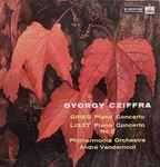 Cover for album: Grieg / Liszt, Gyorgy Cziffra, Philharmonia Orchestra, André Vandernoot – Piano Concerto / Piano Concerto No.2