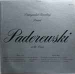 Cover for album: Paderewski - Beethoven, Liszt, Chopin – Paderewski At The Piano(LP)