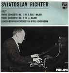 Cover for album: Sviatoslav Richter, Liszt, The London Symphony Orchestra Conducted By Kyril Kondrashin – Piano Concerto No. 1 In E Flat / Piano Concerto No. 2 In A(LP, Album, Mono)