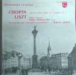 Cover for album: Chopin, Liszt, Nikita Magaloff, Orchestre Des Concerts Lamoureux, Roberto Benzi – Concerto Pour Piano Et Orchestre No. 1 & Danse Macabre(LP, Mono)