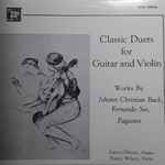 Cover for album: Laura Oltman, Nancy Wilson (3), Johann Christian Bach, Fernando Sor, Niccolò Paganini – Classic Duets for Guitar and Violin(LP)