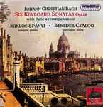 Cover for album: Johann Christian Bach, Miklos Spanyi, Benedek Csalog – Six Keyboard Sonatas Op.16 - With Flute Accompaniment(CD, )