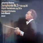 Cover for album: Johannes Brahms, Lorin Maazel, The Cleveland Orchestra – Symphonie Nr. 3 Cleveland Orchestra, The / Maazel