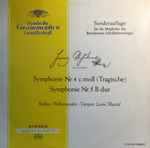 Cover for album: Franz Schubert – Lorin Maazel, Berliner Philharmoniker – Symphonie Nr. 4 C-moll (Tragische) Symphonie Nr. 5 B-dur(LP, Compilation, Stereo)