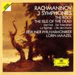 Cover for album: Rachmaninov - Berliner Philharmoniker, Lorin Maazel – 3 Symphonies / The Rock / The Isle Of The Dead(3×CD, Compilation)