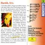 Cover for album: Béla Bartók - Lorin Maazel, Seiji Ozawa – Music For Strings, Percussion And Celesta / Concerto For Orchestra