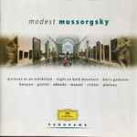 Cover for album: Modest Mussorgsky | Karajan • Giulini • Abbado • Maazel • Richter • Pletnev – Pictures At An Exhibition • Night On Bald Mountain • Boris Godounov(2×CD, Compilation)