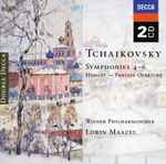 Cover for album: Tchaikovsky - Wiener Philharmoniker, Lorin Maazel – Symphonies 4–6 / Hamlet – Fantasy Overture(2×CD, Compilation, Remastered, Stereo)