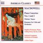Cover for album: Macdowell, Stephen Prutsman, Aisling Drury Byrne, National Symphony Orchestra Of Ireland, Arthur Fagen – Piano Concertos Nos. 1 And 2 / Witches' Dance / Romance For Cello And Orchestra