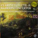 Cover for album: Mozart, Weber, Rossini, Mercadante, Hummel, Johann Christian Bach – Clarinet-, Flute- & Bassoonconcertos(3×LP, Compilation, Stereo)