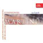 Cover for album: Martinů - Czech Philharmonic Orchestra, Jiří Bělohlávek – Symphonies Nos 3 And 4(CD, Album)