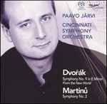 Cover for album: Dvořák / Martinů  -- Paavo Järvi / Cincinnati Symphony Orchestra – Dvorák: Symphony No. 9 / Martinů: Symphony No. 2