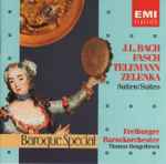 Cover for album: J. L. Bach - Fasch - Telemann - Zelenka, Freiburger Barockorchester, Thomas Hengelbrock – Suiten / Suites(CD, Compilation)
