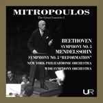 Cover for album: Beethoven, Mendelssohn, Mitropoulos, New York Philharmonic Orchestra, WDR Symphony Orchestra – Symphony No. 5 / Symphony No. 5 'Reformation'(8×File, MP3, Album)