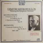 Cover for album: Dimitri Mitropoulos - Sergei Vasilyevich Rachmaninoff, Ludwig van Beethoven, The Minnesota Orchestra – Rachmaninoff: Symphony No. 2 In E Minor Op. 27, aThe Isle Of The Dead Op. 29; Beethoven: Leonore Overture No. 3 Op. 72., No. 3.  1940 - 1947. Document S