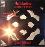 Cover for album: Juli Garreta, Sven-Erik Bäck, José Ribera – Juli Garreta: Sonata In C-Minor, Sven-Erik Bäck: Sonata Alla Ricercare(LP, Stereo)