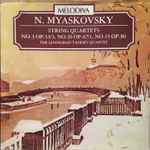 Cover for album: Leningrad Taneiev Quartet, N. Myaskovsky – String Quartets No. 3, Op. 33/3, No. 10 Op. 67/1, No. 13 Op. 86(CD, )