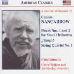 Cover for album: Conlon Nancarrow - Continuum (4), Cheryl Seltzer And Joel Sachs (2) – Pieces Nos. 1 And 2 For Small Orchestra / ¿Tango? / String Quartet No. 1(CD, Album, Reissue)
