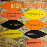 Cover for album: Bach, Beethoven, Hague Philharmonic Orchestra, Willem Van Otterloo, Theo Olof, Herman Krebbers – Concerto For Two Violins And Orchestra / Two Romances For Violin And Orchestra
