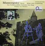 Cover for album: Willem Van Otterloo, Das Philharmonische Orchester Den Haag, Mussorgsky – Bilder Einer Ausstellung