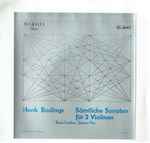 Cover for album: Henk Badings, Bouw Lemkes - Jeanne Vos – Sämtliche Sonaten Für 2 Violinen(LP, Album)