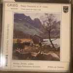 Cover for album: Grieg, Brahms - Abbey Simon, The Hague Philharmonic Orchestra, Willem van Otterloo – Piano Concerto In A Minor / Three Pieces For Piano(LP)