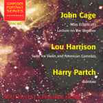 Cover for album: Southwest Chamber Music / John Cage, Lou Harrison, Harry Partch – Music Composer Portrait: Atlas Eclipticalis / Lecture On The Weather / Suite For Violin And American Gamelan / Barstow(2×CD, )
