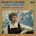 Cover for album: Poulenc, Felicity Palmer, John Constable – Felicity Palmer Sings Poulenc(LP)