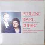 Cover for album: Glenda Maurice / Dalton Baldwin - Poulenc / Ravel / Duparc – Calligrammes / Deux Mélodies Hébraïques / Seven Songs(LP, Album, Stereo)